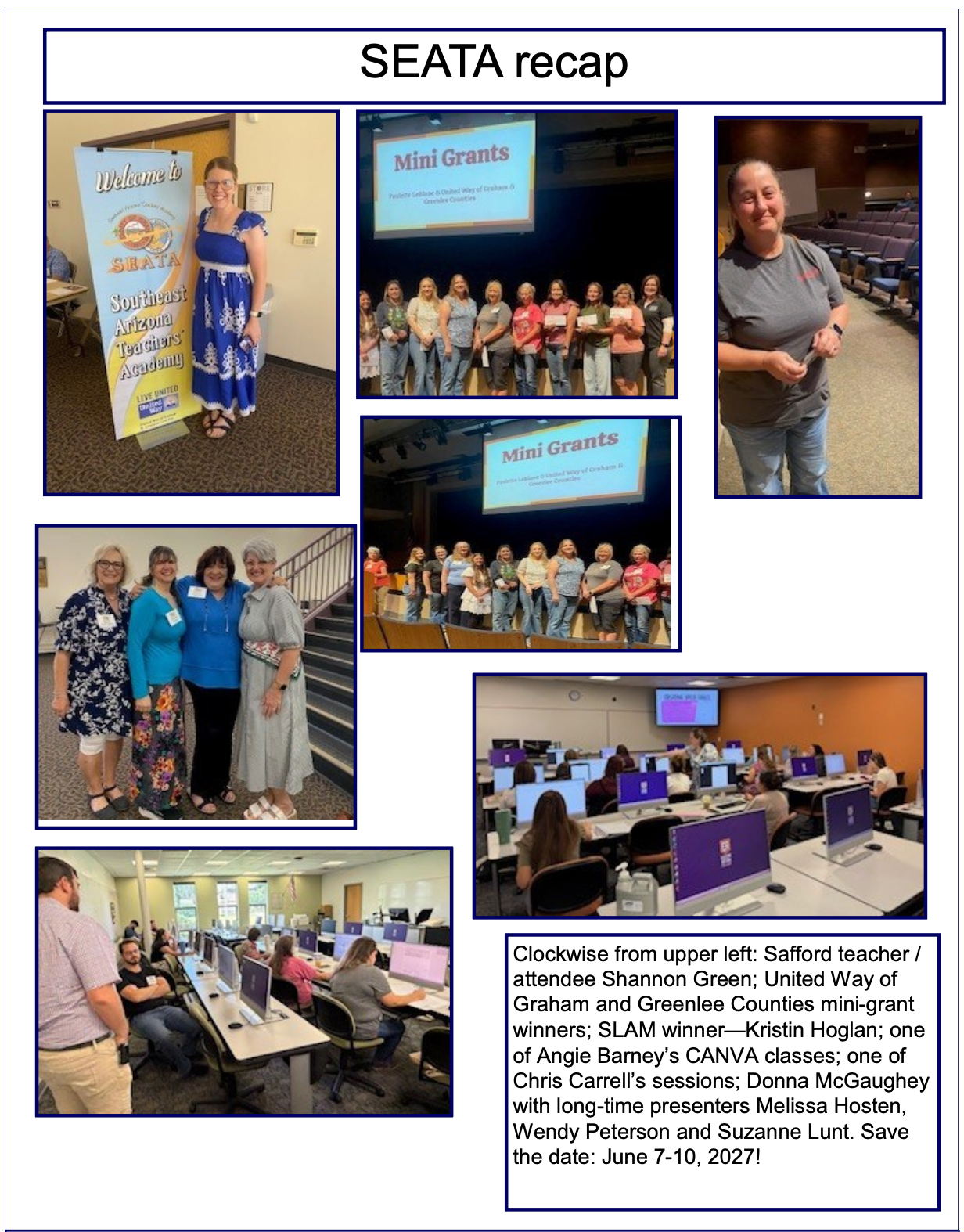 Graham County School Superintendent – SEATA 2026 Successfully Empowers 180 Educators with Diverse Professional Development Opportunities Hosted by Graham County School Superintendent